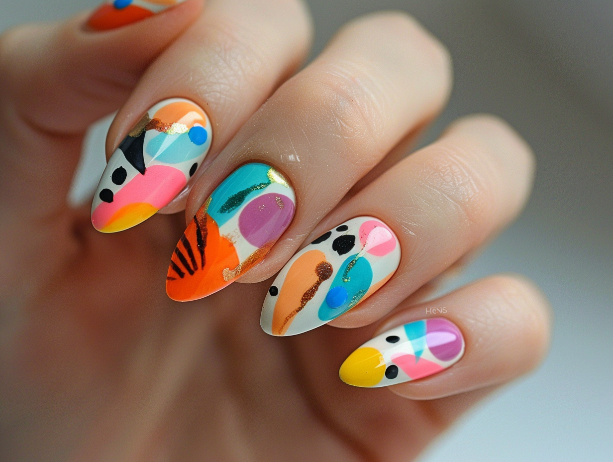 Abstract Art Nail Designs