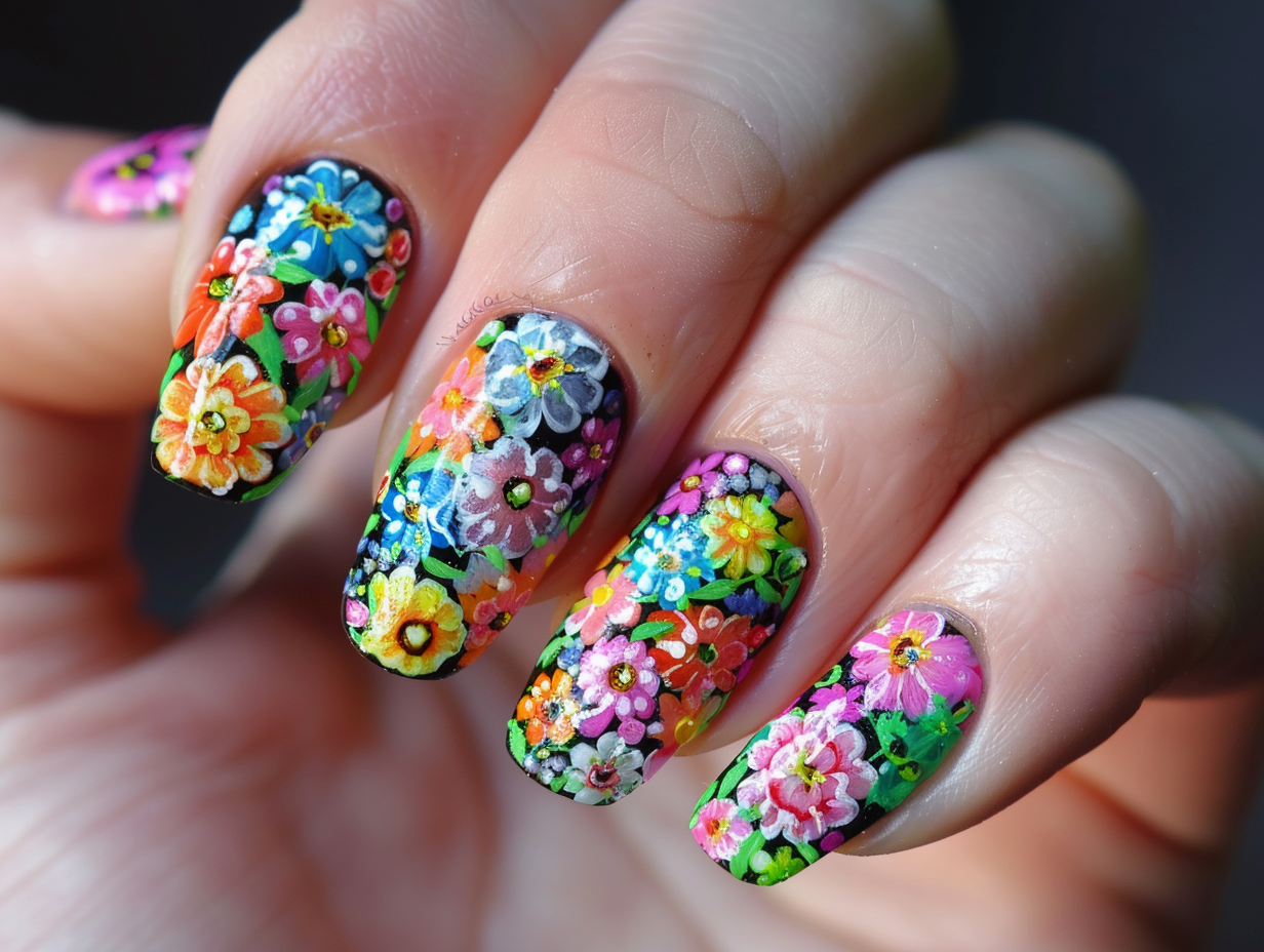 Floral Fantasy Nail Designs