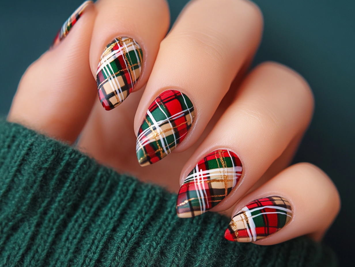 Plaid Perfection Nail Designs