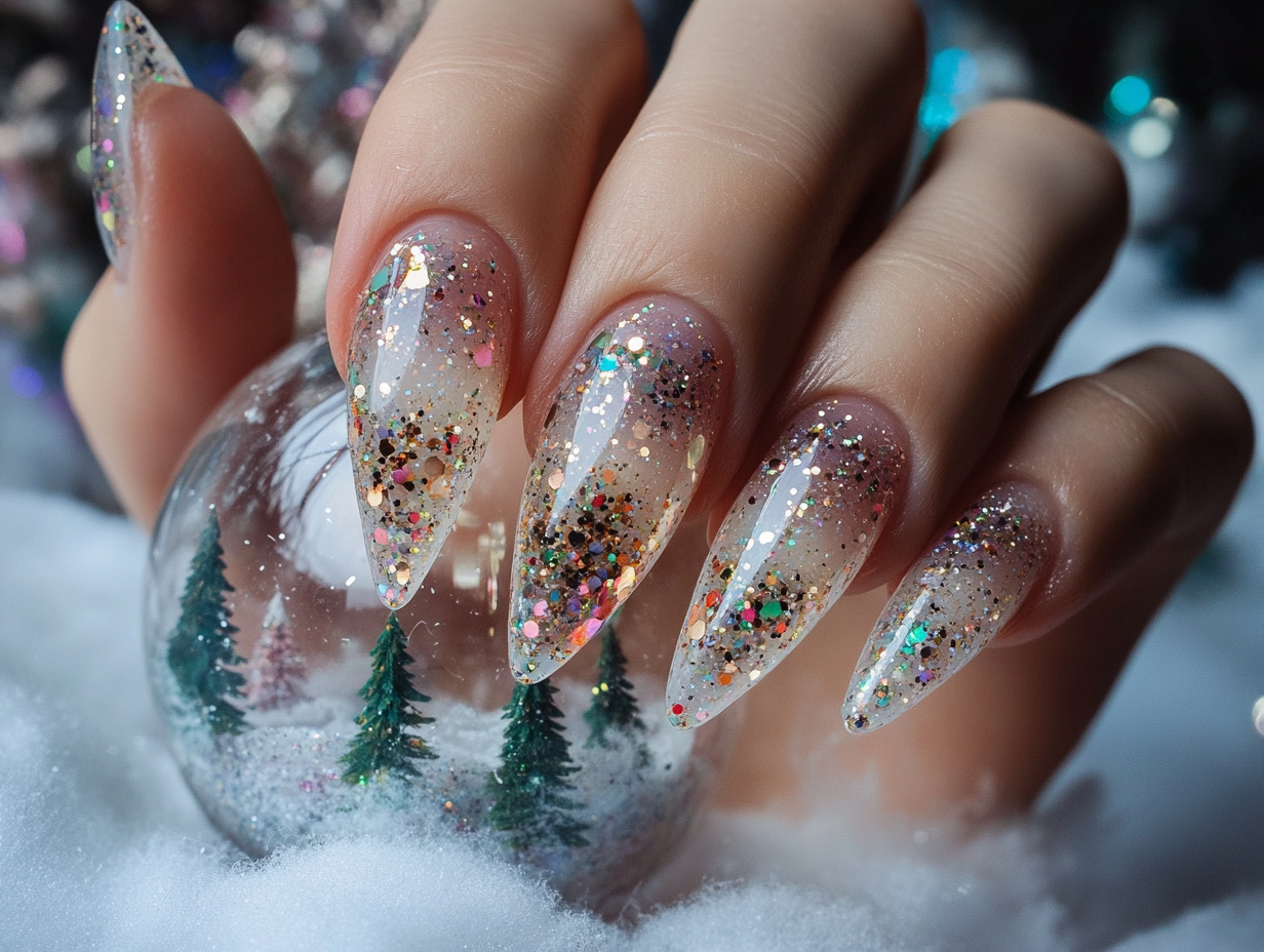 Shimmering Snow Globe