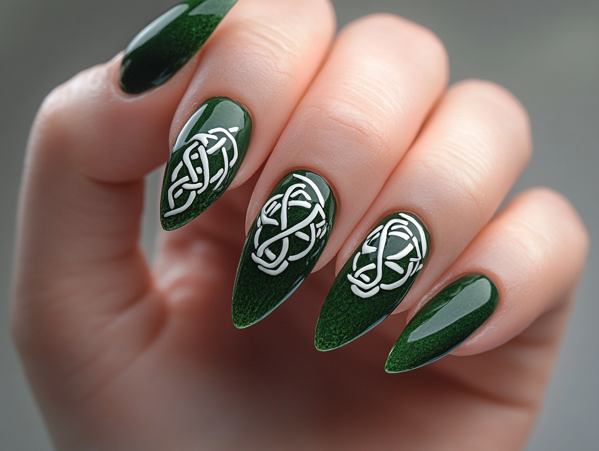 Celtic Knots Nail Designs